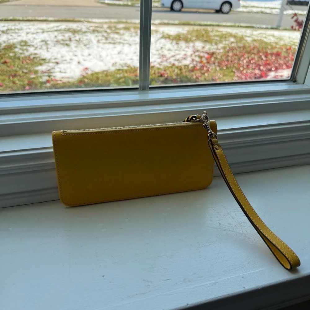 Dooney & Bourke Yellow Double Zip Satchel and Wallet Set in Dandelion with Tags - Picture 10 of 15